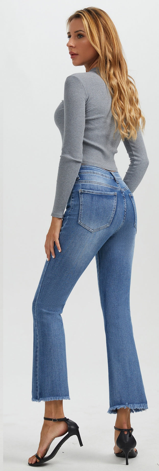 Bell Bottom Jeans for Women High Waisted Flare Jeans with Classic